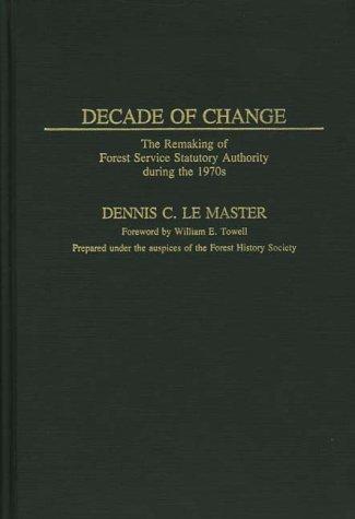 Cover for Decade of change