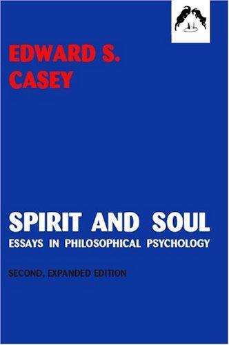 Cover for Spirit and soul