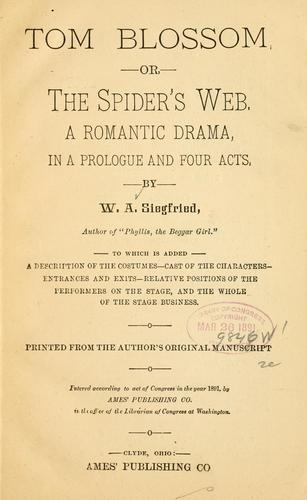 Cover for Tom Blossom
