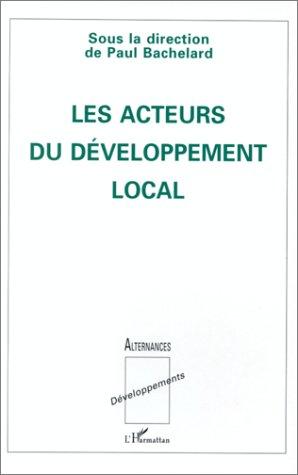 Cover for Les Acteurs du développement local