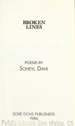 Cover for Broken lines