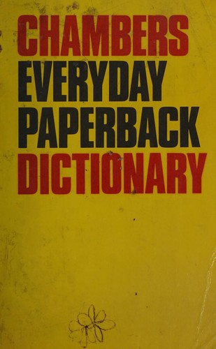 Cover for Chambers everyday paperback dictionary