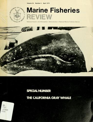 Cover for The California gray whale