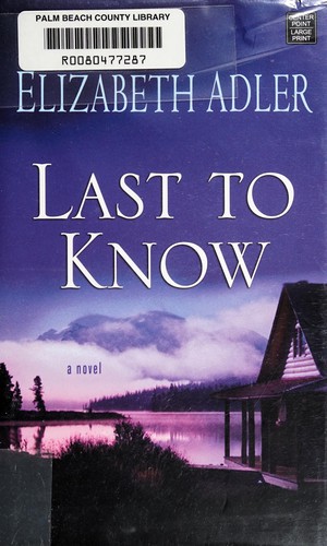 Cover for Last to know