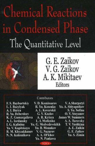 Cover for Chemical Reaction in Condensed Phase
