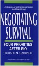 Cover for Negotiating survival