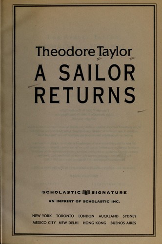 Cover for A sailor returns