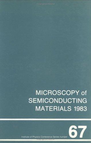 Cover for Microscopy of semiconducting materials, 1983