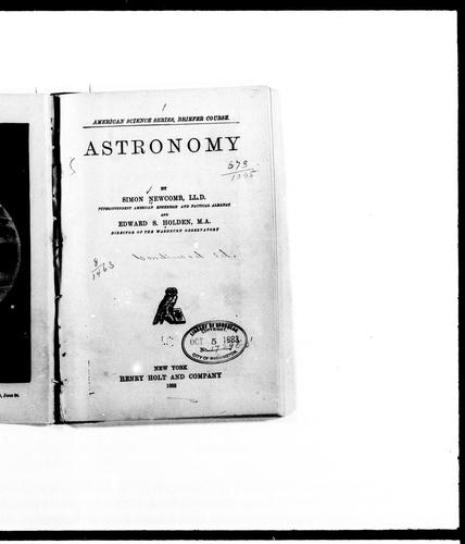 Cover for Astronomy