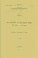 Cover for Aux Origines De L'eglise De Perse