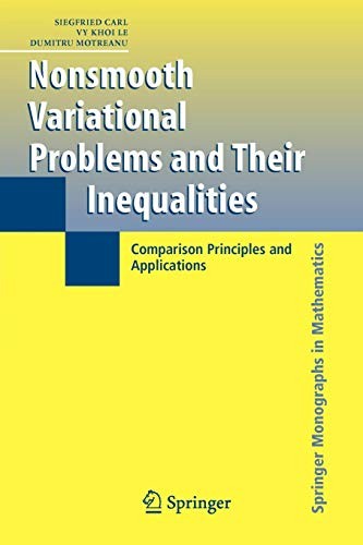 Cover for Nonsmooth Variational Problems and Their Inequalities