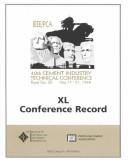 Cover for 1998 Ieee/Pca Cement Industry Technical Conference