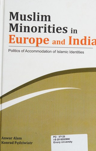 Cover for Muslim Minorities in Europe and India