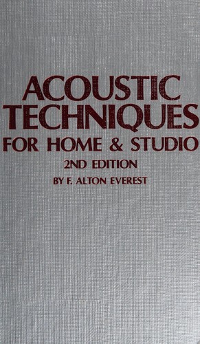 Cover for Acoustic techniques for home & studio