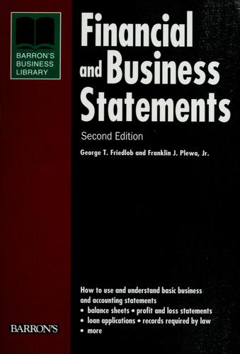 Cover for Financial and business statements