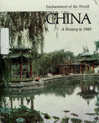 Cover for China, a history to 1949