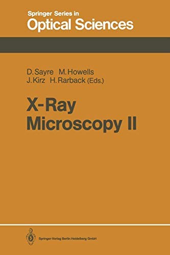Cover for X-Ray Microscopy II