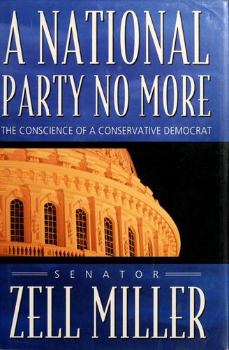 Cover for A National Party No More