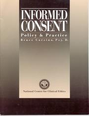 Cover for Informed consent