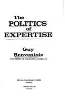 Cover for The politics of expertise.
