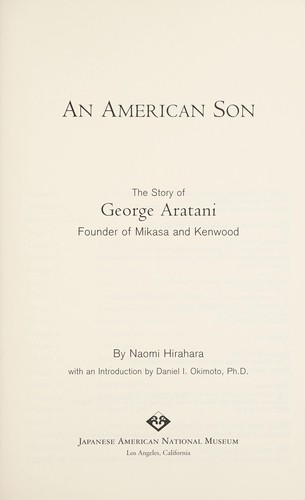 Cover for An American Son: The Story of George Aratani 