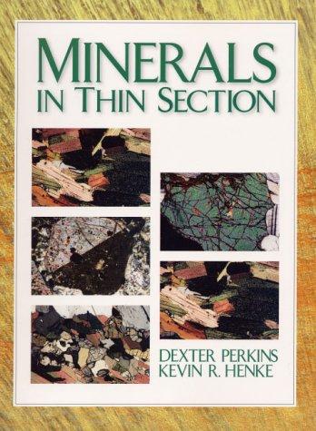 Cover for Minerals in Thin Sections