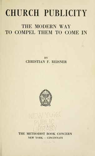 Cover for Church publicity