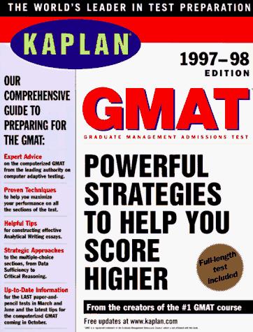 Cover for Kaplan GMAT 1997-98