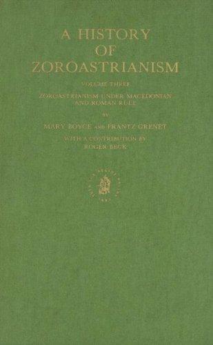 Cover for A History of Zoroastrianism