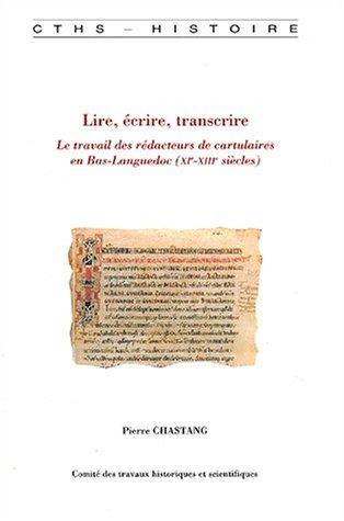 Cover for Lire ecrire transcrire