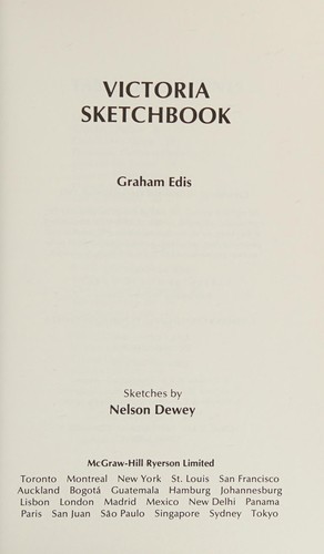 Cover for Victoria sketchbook