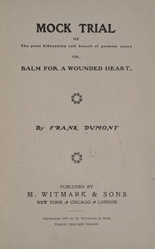 Cover for Mock Trial