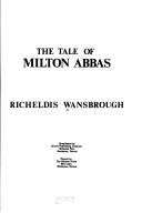 Cover for The tale of Milton Abbas