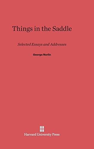 Cover for Things in the Saddle