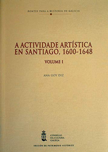 Cover for A actividade artística en Santiago