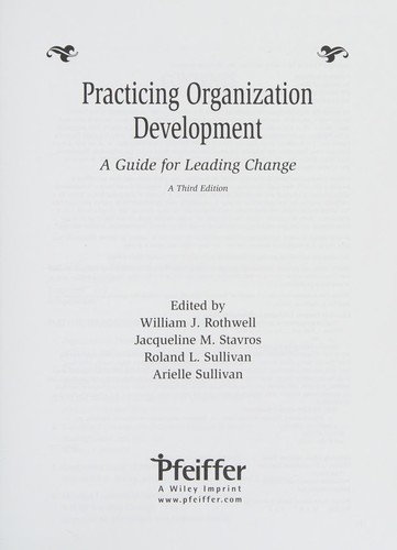Cover for Practicing organization development