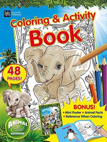 Cover for Animal Club Coloring and Activity Book