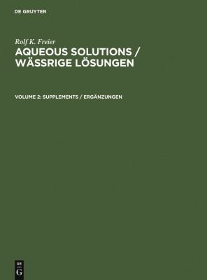 Cover for Aqueous solutions