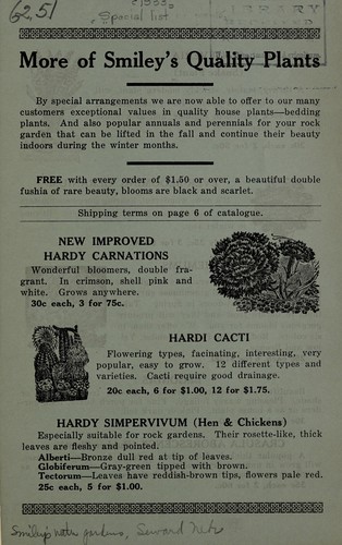 Cover for More of Smiley's quality plants