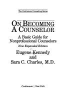 Cover for On becoming a counselor