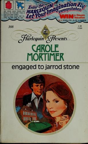 Cover for Engaged to Jarrod Stone (Harlequin Presents, #388)