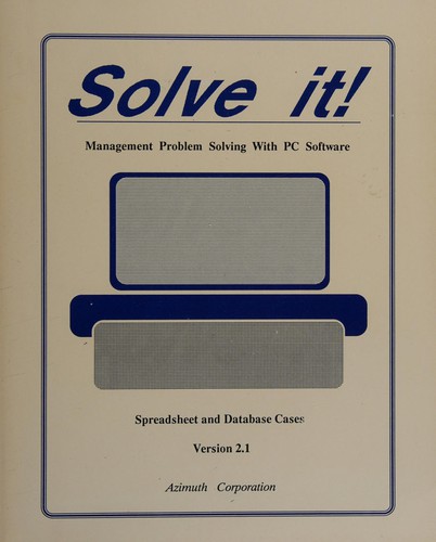 Cover for Solve it!