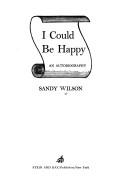 Cover for I could be happy