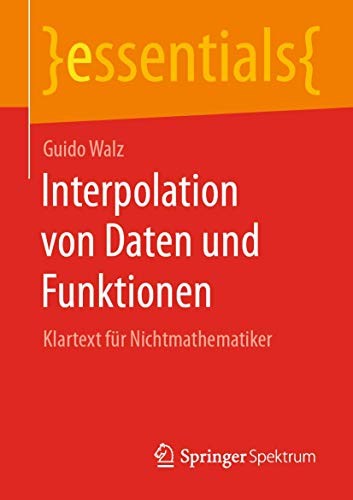 Cover for Interpolation von Daten und Funktionen