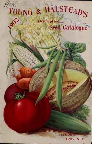 Cover for Young & Halstead's descriptive seed catalogue