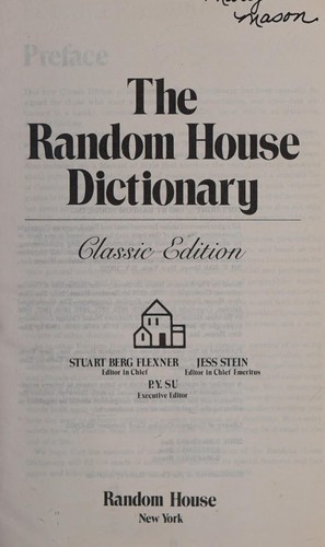 Cover for The Random House dictionary