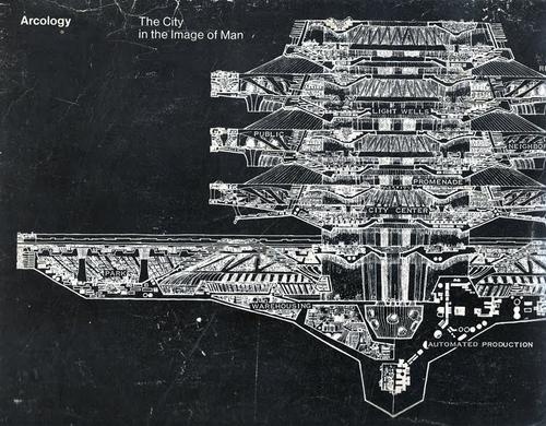 Cover for Arcology: the city in the image of man.
