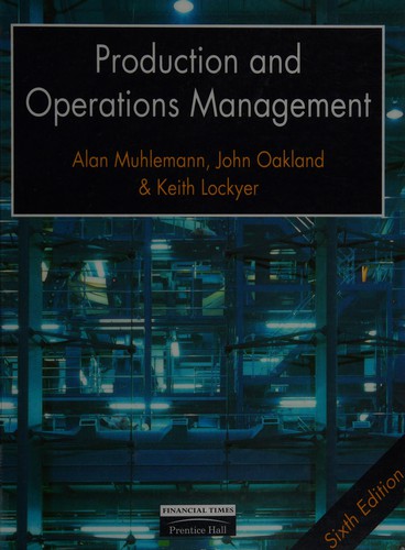 Cover for Production and operations management