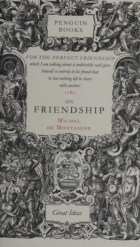 Cover for On friendship