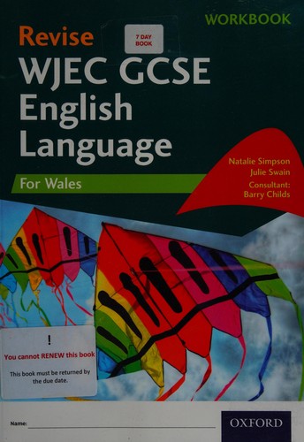 Cover for Revise WJEC GCSE English Language for Wales Workbook